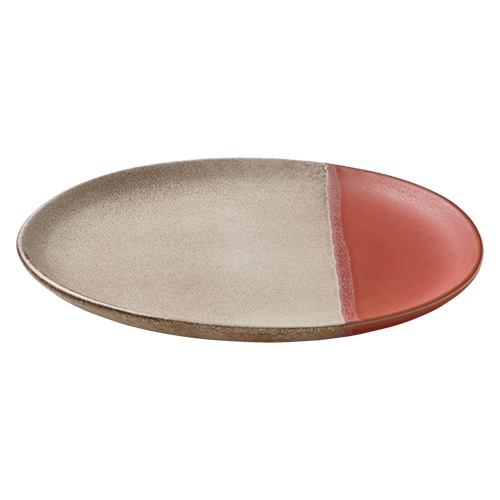CRO-PLA-701122391007669.jpg SPOT ON CORAL PLATE FLAT ROUND COUPE 23CM PLAYGROUND - Image 1