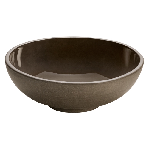 CRO-PLA-701311491000761.jpg ECO-GRES RENEW TAUPE DISH ROUND 14CM PLAYGROUND - Image 1