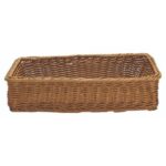 BY ORDER BUFFET RATTAN PLASTIC BASKET BROWN 45X30X10CM GTSA