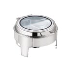 BY ORDER CHAFING DISH ROUND WINDOW HYGRAULIC 40CM NOVATEX
