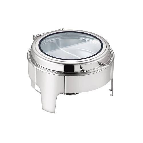 BUF-NOV-07-062.jpg BY ORDER CHAFING DISH ROUND WINDOW HYGRAULIC 40CM NOVATEX - Image 1