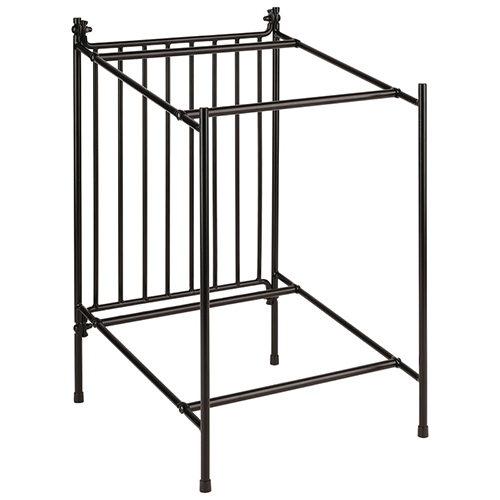BUF-PAD-42463-01.jpg BUFFET METAL STAND 29X32.5CM BLACK FOR G/N 1/2 PADERNO ITALY - Image 1