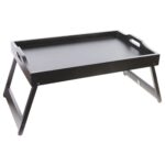 BREAKFAST TRAY WITH LEGS WOOD WENGE 58.5X38.5X30CM PADERNO