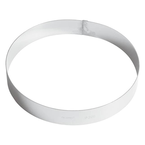 PBP-PAD-47530-22.jpg BY ORDER PASTRY RING ROUND 22X3.5CM INOX 18-10 PADERNO - Image 1