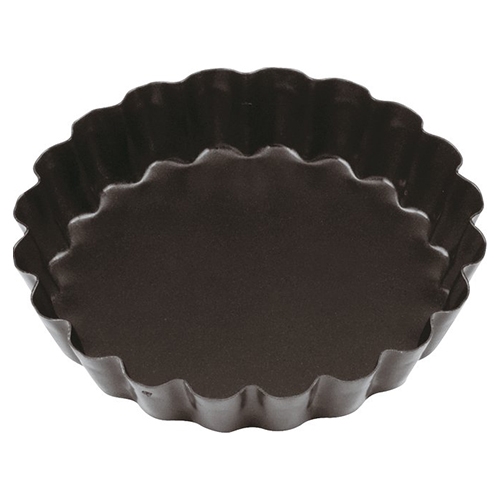 PBP-PAD-47723-12.jpg PASTRY MOLD FLUTED CAKE TIN NON STICK 12CM PADERNO ITALY - Image 1