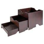 BUFFET STAND BOX WITH 3 PLACES 40X40X33 - 40X37X20 - 40X34X9 PADERNO