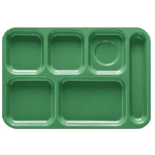 BUF-AGN-10146CW-119.jpg COMPARTMENT TRAY 25.4X36.5CM CAMWEAR SHERWOOD GREEN CAMBRO USA - Image 1
