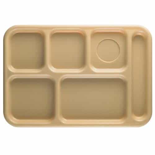 BUF-AGN-10146CW-133.jpg COMPARTMENT TRAY 25.4X36.5CM CAMWEAR BEIGE CAMBRO USA - Image 1