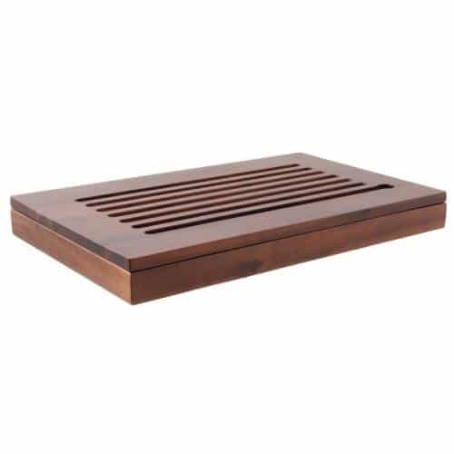 BUF-ARK-68217-53.jpg SAMBONET ARTHUR KRUPP RADICI BREAD CUTTING BOARD WOOD ACACIA 53X32.5X5.5CM - Image 1