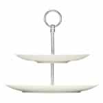 BY ORDER PURITY ETAGERE FLAT COUP DOUDLE 27X25.5CM BAUSCHER GERMANY