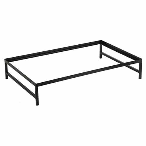 BUF-ESP-AST830.jpg BY ORDER BUFFET CUBES METAL STAND GN1/1 BLACK 54X33X9.5CM ESPIEL - Image 1