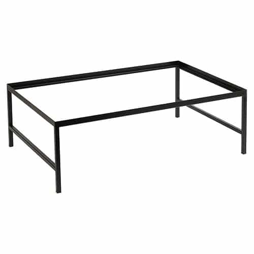 BUF-ESP-AST832.jpg BY ORDER BUFFET CUBES METAL STAND GN1/1 BLACK 54X33X17.5CM ESPIEL - Image 1