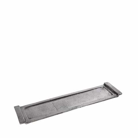BUF-ESP-FLA336.jpg BY ORDER BUFFED TRAY RECTANGULAR ALUMINIUM 60X15X3CM ESPIEL - Image 1