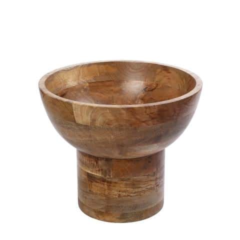 BUF-ESP-GPA104.jpg WOOD BOWL MANGO 28X28X24CM ESPIEL - Image 1
