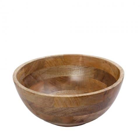 BUF-ESP-GPA107.jpg WOOD BOWL MANGO 30.48X12.7CM ESPIEL - Image 1