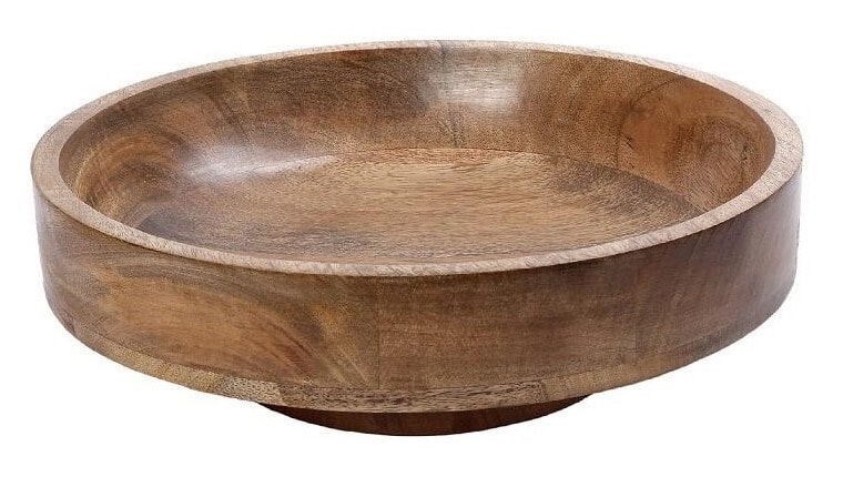 BUF-ESP-GPA113.jpg WOOD BOWL MANGO 35.56X10.8CM ESPIEL - Image 1