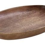 WOOD MANGO TRAY OVAL 27.94X15.24CM ESPIEL