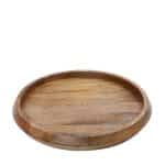 WOOD MANGO TRAY ROUND 39.4X5CM ESPIEL
