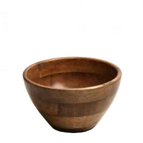 BUF-ESP-GPA206.jpg WOOD BOWL MANGO 24X12CM ESPIEL - Image 1