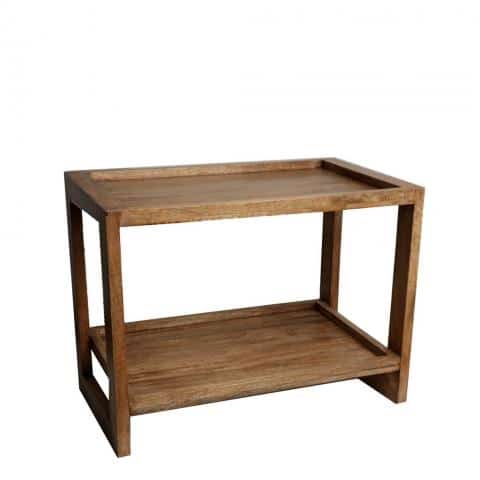 BUF-ESP-GPA214.jpg WOOD MANGO STAND 2 TIER 32X58X44CM ESPIEL - Image 1
