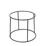 BUFFET ADVANCED WIRE BASE METAL BLACK ROUND 24X20CM ESPIEL
