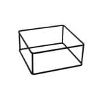 BUFFET ADVANCED WIRE BASE METAL BLACK SQUARE 18X8CM ESPIEL