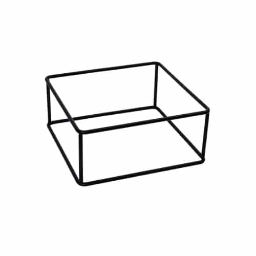 BUF-ESP-HOT1504.jpg BUFFET ADVANCED WIRE BASE METAL BLACK SQUARE 18X8CM ESPIEL - Image 1