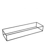 BUFFET ADVANCED WIRE BASE METAL BLACK RECTANGULAR 53X16.2X8CM ESPIEL