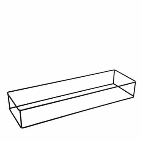 BUF-ESP-HOT1512.jpg BUFFET ADVANCED WIRE BASE METAL BLACK RECTANGULAR 53X16.2X8CM ESPIEL - Image 1