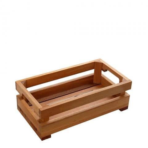 BUF-ESP-KOP201.jpg WOOD BEECH BASKET KAFASAKI G/N 1/3 32.4X17.6X10.5CM ESPIEL - Image 1