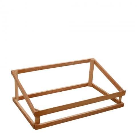 BUF-ESP-KOP206.jpg WOOD BEECH STAND 53.5X32.5X18CM FOR GASTRONOM BASKETS ESPIEL - Image 1