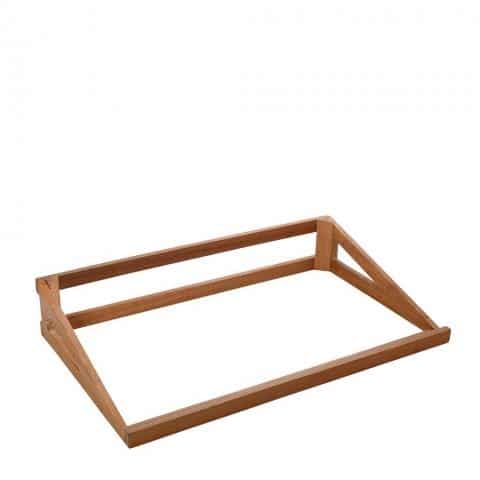 BUF-ESP-KOP207.jpg WOOD BEECH STAND 53.5X32.5X10CM FOR GASTRONOM BASKETS ESPIEL - Image 1
