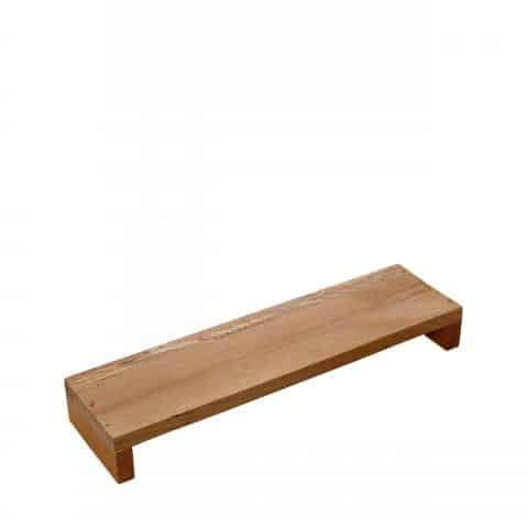 BUF-ESP-KOP209.jpg WOOD BEECH RECTANGULAR STAND 45X12.5X6CM ESPIEL - Image 1