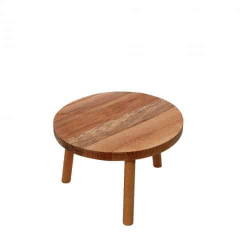BUF-ESP-KOP214.jpg WOOD BEECH ROUND STAND 15X10CM ESPIEL - Image 1