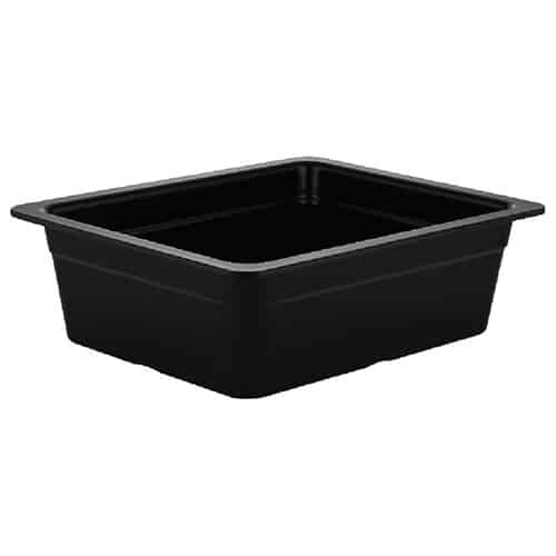 BUF-ESP-MLM541.jpg MELAMINE GASTRONOM BLACK 1/3-06CM ESPIEL - Image 1