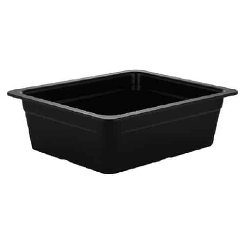 BUF-ESP-MLM546.jpg MELAMINE GASTRONOM BLACK 1/3-10CM ESPIEL - Image 1