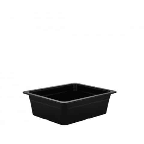 BUF-ESP-MLM547.jpg MELAMINE GASTRONOM BLACK 1/4-10CM ESPIEL - Image 1