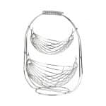 FRUIT BASKET DOUBLE WIRE 44X35X19CM CHROME PLATTED ESPIEL