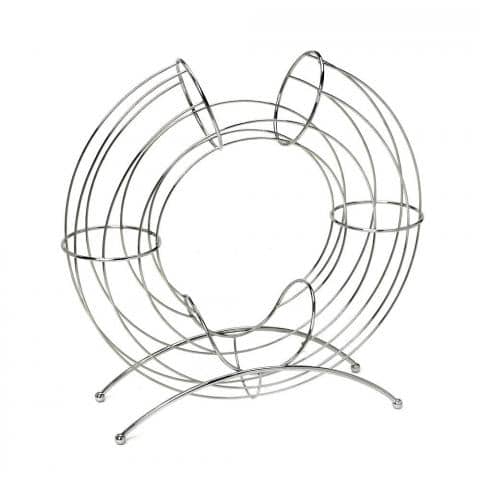 BUF-ESP-MTT136.jpg FRUIT DISPENSER ROUND 40CM CHROME PLATTED ESPIEL - Image 1