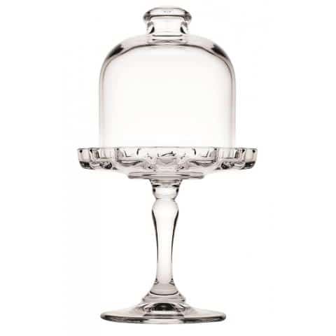 BUF-ESP-SP96457.jpg BY ORDER MINI GLASS FOOTED SERVICE PLATE 10X18.7CM ESPIEL - Image 1