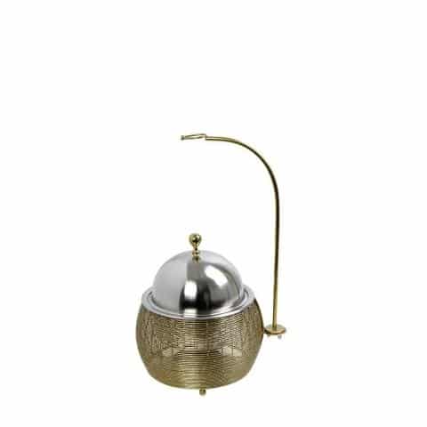 BUF-ESP-TAF116.jpg BY ORDER CHAFING DISH INOX WIRED 25X30CM 1.5L GOLD ESPIEL - Image 1