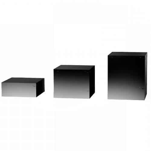 BUF-GAR-ACB02-25-S1BK.jpg BUFFET CUBES ACRYLIC 3PCS KIT 25CM BLACK GARIBALDI - Image 1