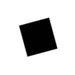 PLEXIGLASS BLACK 35X35CM GARIBALDI