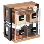 ATRAX FOUR DRAWERS SHOWCASE BLACK GARIBALDI