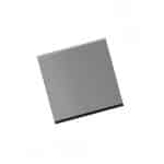 BUFFET TEMPERED BLACK GLASS 35X35CM GARIBALDI