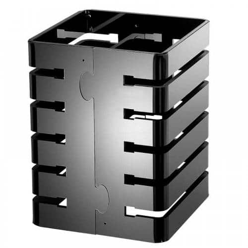 BUF-GAR-APZ01-30-BK.jpg PUZZLE MULTILEVEL COLUMN 22X22X30CM BLACK GARIBALDI - Image 1