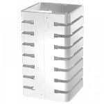 PUZZLE MULTILEVEL COLUMN 22X22X40CM WHITE GARIBALDI