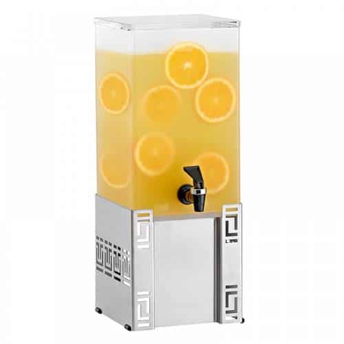 BUF-GAR-DLF01-60-SS.jpg JUICE DISPENSER DELFI 6L METAL INOX WITH ICE CUBE CRUSHED GARIBALDI - Image 1