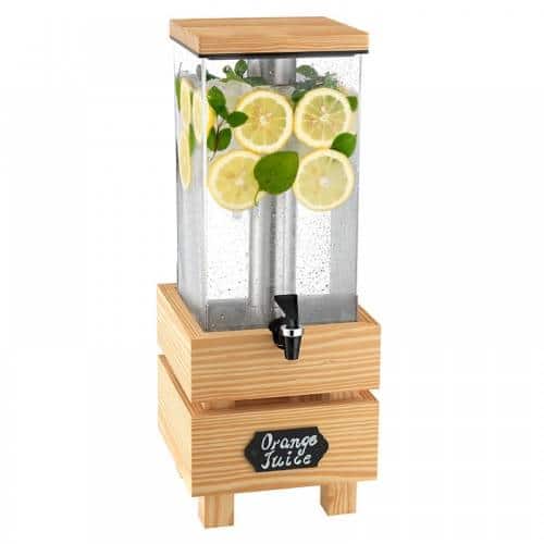 BUF-GAR-DWA01-0180.jpg JUICE DISPENSER CRATE NATURAL WOOD 8L GARIBALDI - Image 1