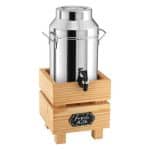 MILK DISPENSER CRATE NATURAL WOOD 5L GARIBALDI